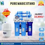 Pure Magic Stand RO Water Purifier with 6 Stage Reverse Osmosis Technology and Storage Tank – Best Water Purifier Price in Bangladesh by EcoTech Water Technology