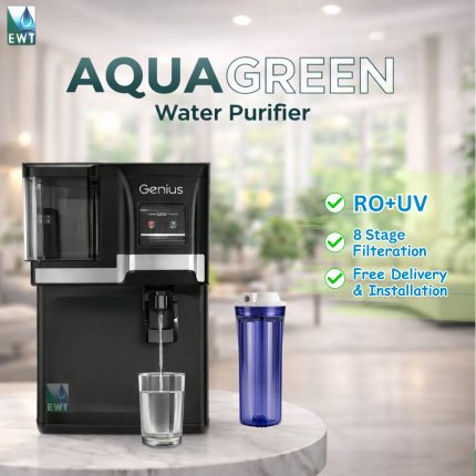 Aqua Green Genius water purifier with modern RO filtration system for safe and pure drinking water in Bangladesh