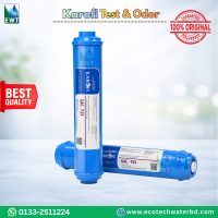 Karofi T33 GAC Post Carbon Filter removes bad taste and odor from drinking water, compatible with RO water purifiers in Bangladesh.