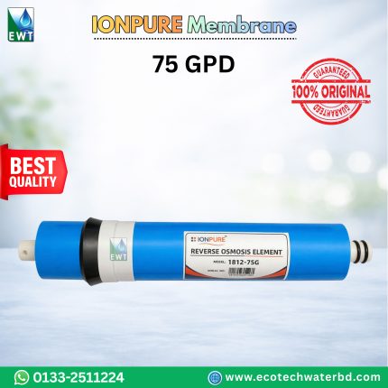 Ionpure 75 GPD RO Membrane water filter cartridge for pure drinking water in Bangladesh