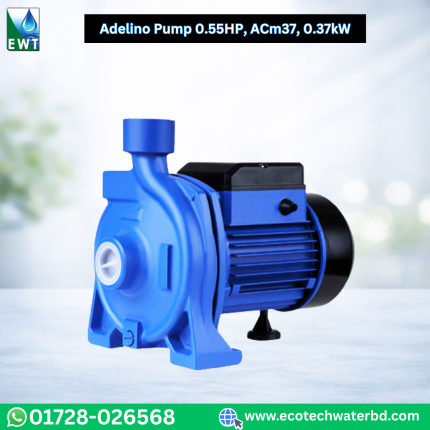 Adelino Pump 0.55HP ACm37 0.37kW Industrial Water Pump for Home, Commercial & Water Treatment Applications in Bangladesh