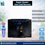Super Queen Hot Cold Normal RO Water Purifier Price in Bangladesh with Smart Digital Display, Premium Reverse Osmosis Water Filtration System for Home, Office, Restaurant and Commercial Use by Eco Tech Water Technology