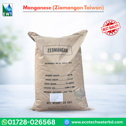 Manganese Ziomanganese Taiwan for Iron Removal Water Treatment