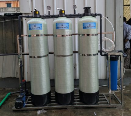 1500 LPH Iron Removal Plant with Water Filtration Vessels in Bangladesh | Ecotech Water Technology
