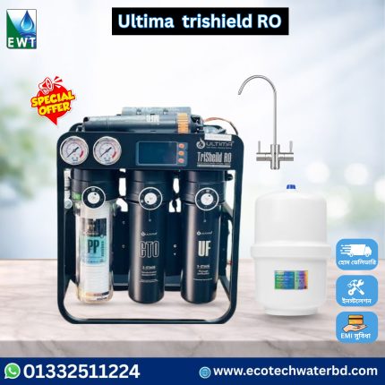 Ultima TriShield RO Water Purifier 7 Stage Filtration 100 GPD with 15L Storage Tank in Bangladesh